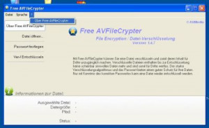 Free AVFileCrypter - náhled