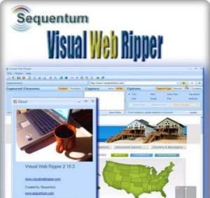 Visual Web Ripper - náhled