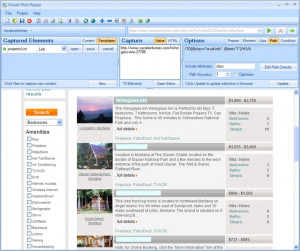 Visual Web Ripper - náhled