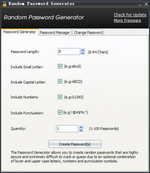 Random Password Generator - náhled