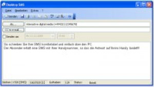 Desktop SMS - náhled
