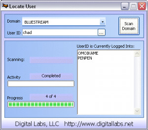 Locate User - náhled