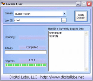 Locate User - náhled