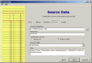 Move Data - náhled