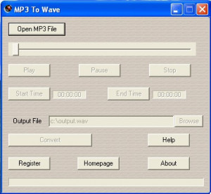 MP3 To Wave - náhled