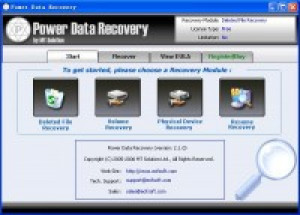 Power Data Recovery - náhled