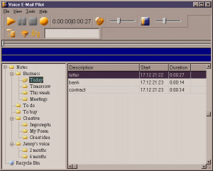 Voice E-Mail Pilot - náhled