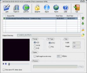 AVI DivX to DVD SVCD VCD Converter - náhled