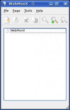 WebMonX - náhled