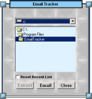 Email Tracker - náhled