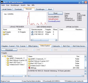 MerX .Network Scanner - náhled