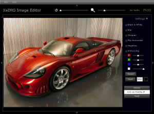 XeIMG Image Editor - náhled