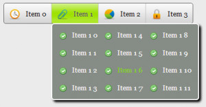 Free Css3 Menu - náhled