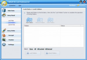 GiliSoft File Lock Pro - náhled