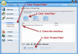 GiliSoft File Lock Pro - náhled