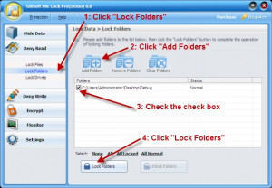 GiliSoft File Lock Pro - náhled