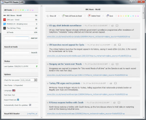 Royal RSS Reader - náhled