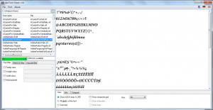 dp4 Font Viewer - náhled