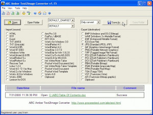 ABC Amber Text2Image Converter - náhled