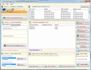 Bulk SMS Sender - náhled