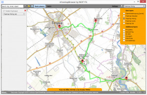nFreemapBrowser - náhled