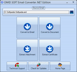 Email Converter .NET - náhled