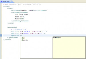 Rinzo XML Editor - náhled