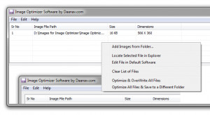 Image Optimizer - náhled