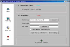 DSL Web Hosting - náhled