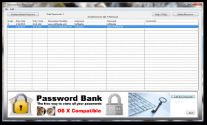 Password Bank - náhled