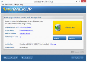 SuperEasy 1-Click Backup - náhled