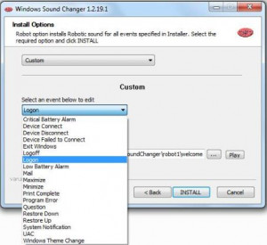 Windows Sound Changer - náhled