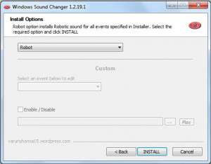 Windows Sound Changer - náhled