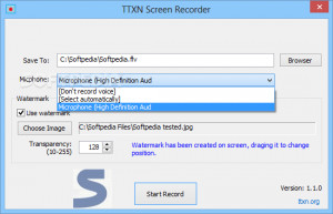 TTXN Screen Recorder - náhled