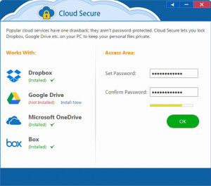Cloud Secure - náhled