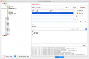 Redis Desktop Manager - náhled