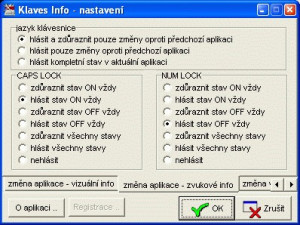 Klaves Info - náhled