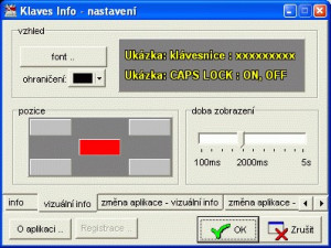 Klaves Info - náhled