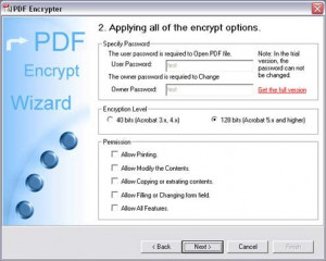 PDF Encrypt Tool - náhled