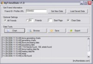 MyFriendStats - náhled