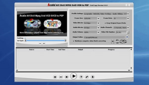 Acala AVI DivX MPEG XviD VOB to PSP - náhled
