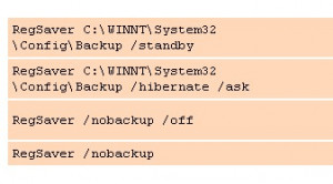 Registry Saver - náhled