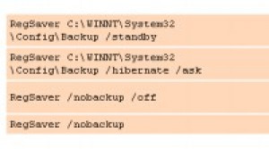 Registry Saver - náhled
