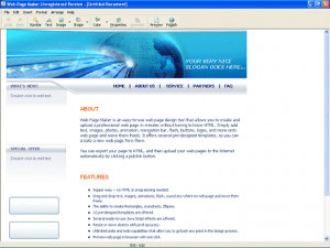 Web Page Maker - náhled
