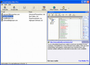 Email Subscriber Pro - náhled