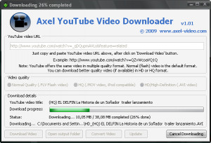 Axel YouTube Video Downloader - náhled
