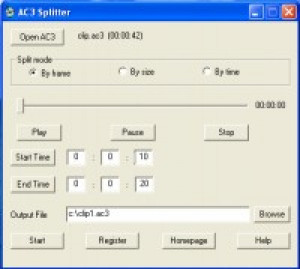 AC3 Splitter - náhled