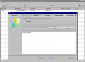 ABC Backup - náhled