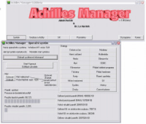 Achilles Manager - náhled