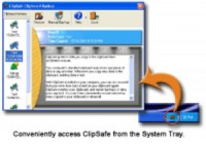 ClipSafe Clipboard Backup - náhled